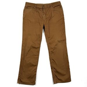 Prana Bridger Jean Mens 40x32 Slim Fit Stretch Hiking Outdoor Jeans‎ Pants Brown